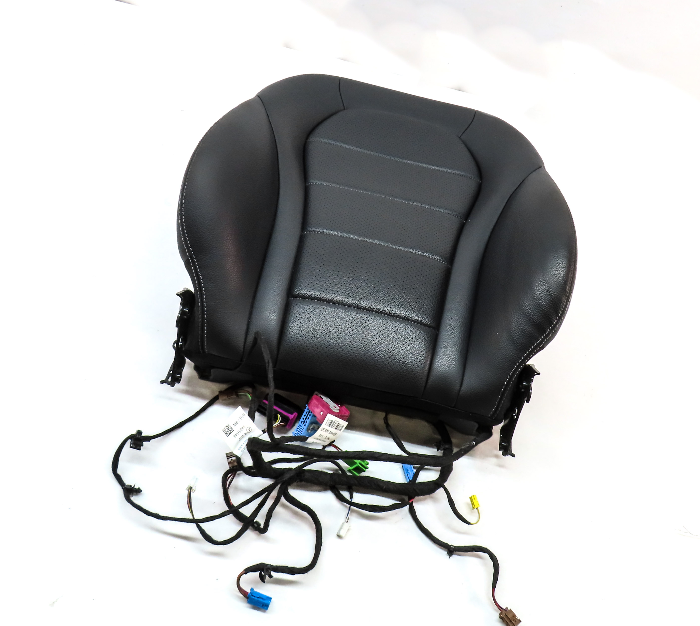 19 MERCEDES GLC300 X253 FRONT LEFT DRIVER UPPER HEATED MEMORY SEAT BACK (Black) — exact item pictured